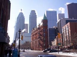 Gooderham Building in Toronto, representing 150Languages' location and legacy